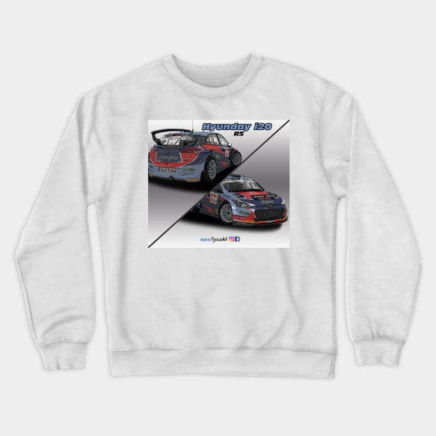 Hyunday i20 (3) R5 Crewneck Sweatshirt by PjesusArt